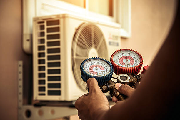 Professional Hvac technician working in Spangle, WA